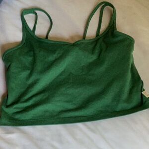 Cactus green Vuori crop top